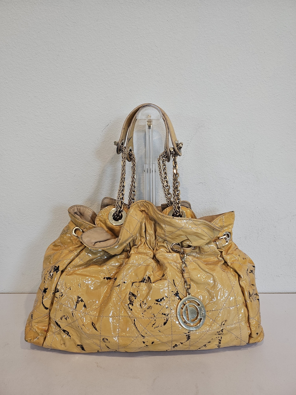Christian Dior Le Trente Patent Cannage Shoulder Bag